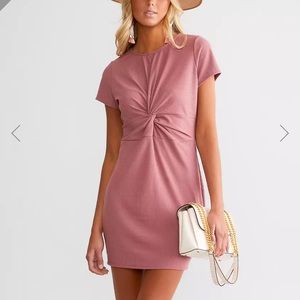 Twisted mini dress